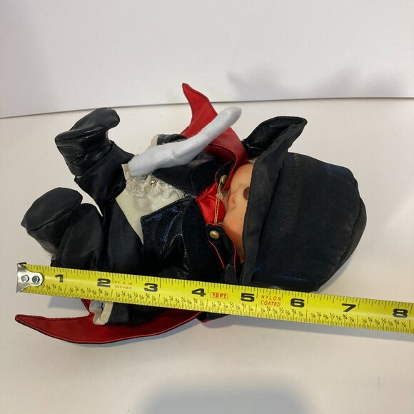 Monchhichi Halloween Ghost Dracula Monkey Doll Plush Toy Sekiguchi Japan - Picture 9 of 14